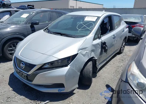 2022 Nissan Leaf S Plus z USA, uszkodzony, nr VIN 1N4BZ1BV6NC550974